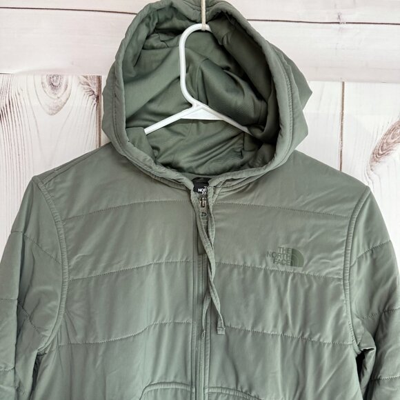 The North Face Mountain Sweatshirt Hoodie Women’s Medium Green EUC - Picture 2 of 11
